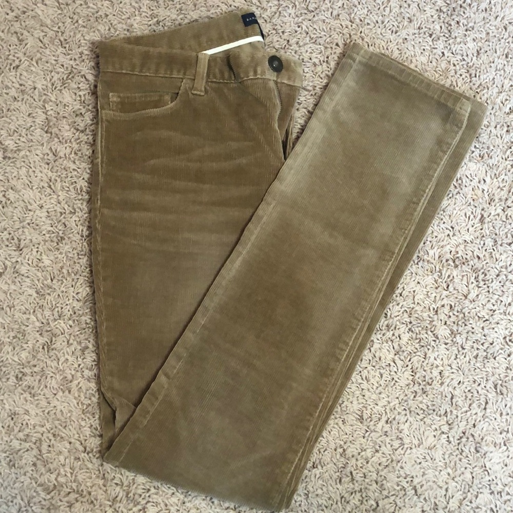 Banana Republic Skinny Leg Corduroy Pants